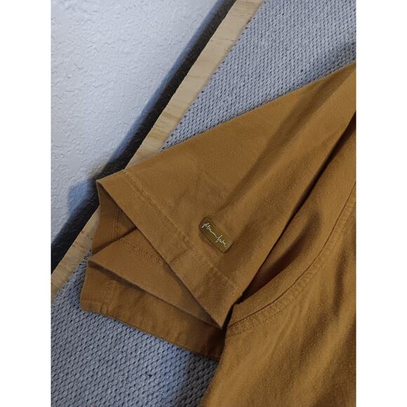 Fubu Platinum Tee Vtg L Rust Orange Logo Patch Spell Out - Picture 8 of 13